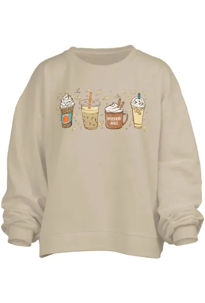 Fall Spice Oversized Crewneck Sweatshirt