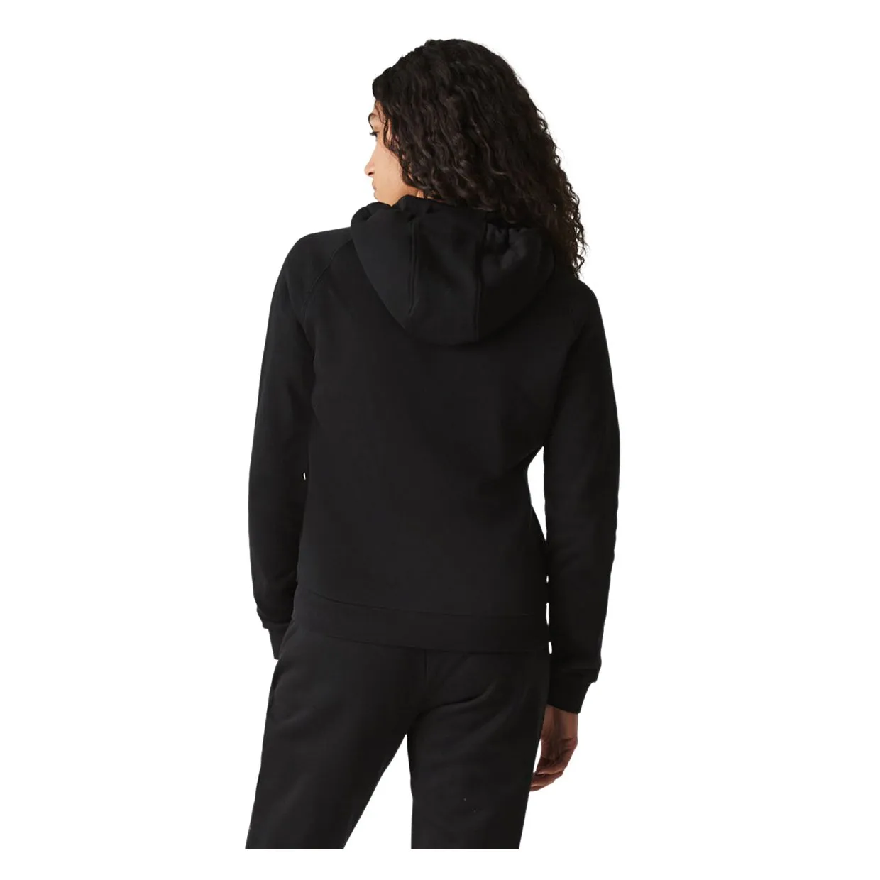 Felpa Lacoste Donna Full Zip Nero