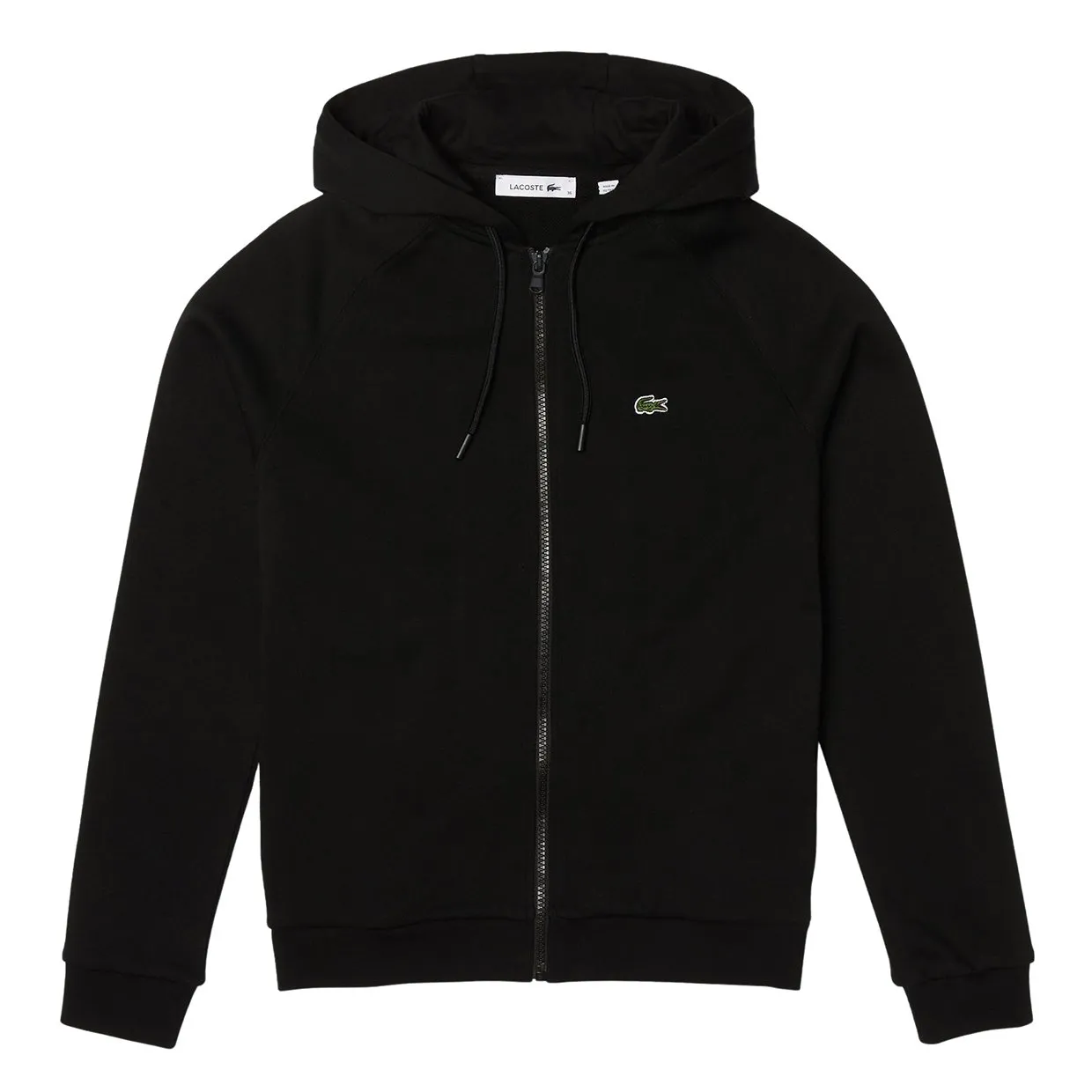 Felpa Lacoste Donna Full Zip Nero