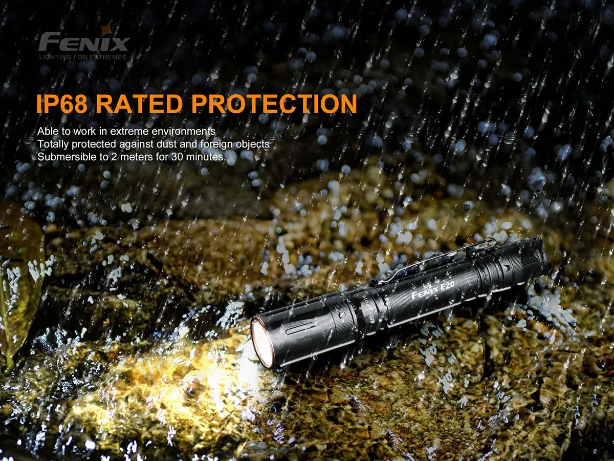 Fenix E20 V2.0 Flashlight 350 Lumens