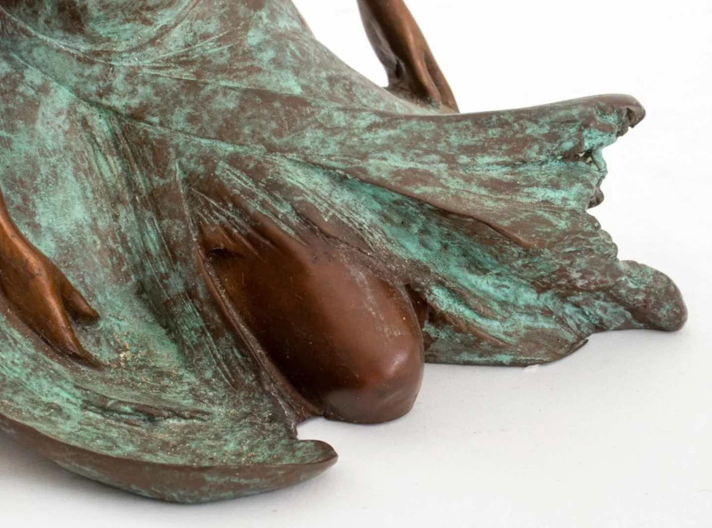 Fernando Regazzo Seated Ballerina Bronze Sculpture