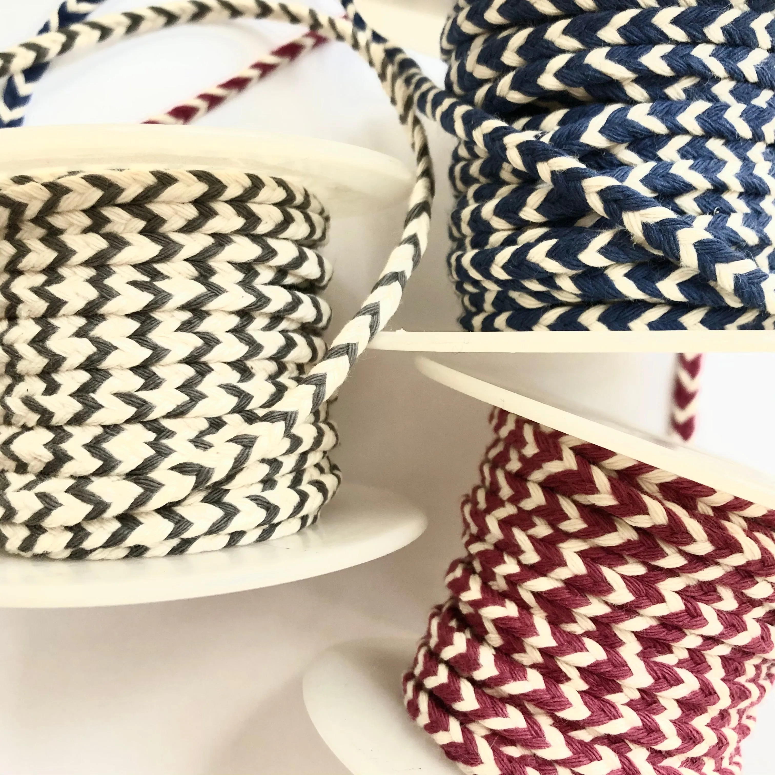 French Cotton Chevron Braid Trim