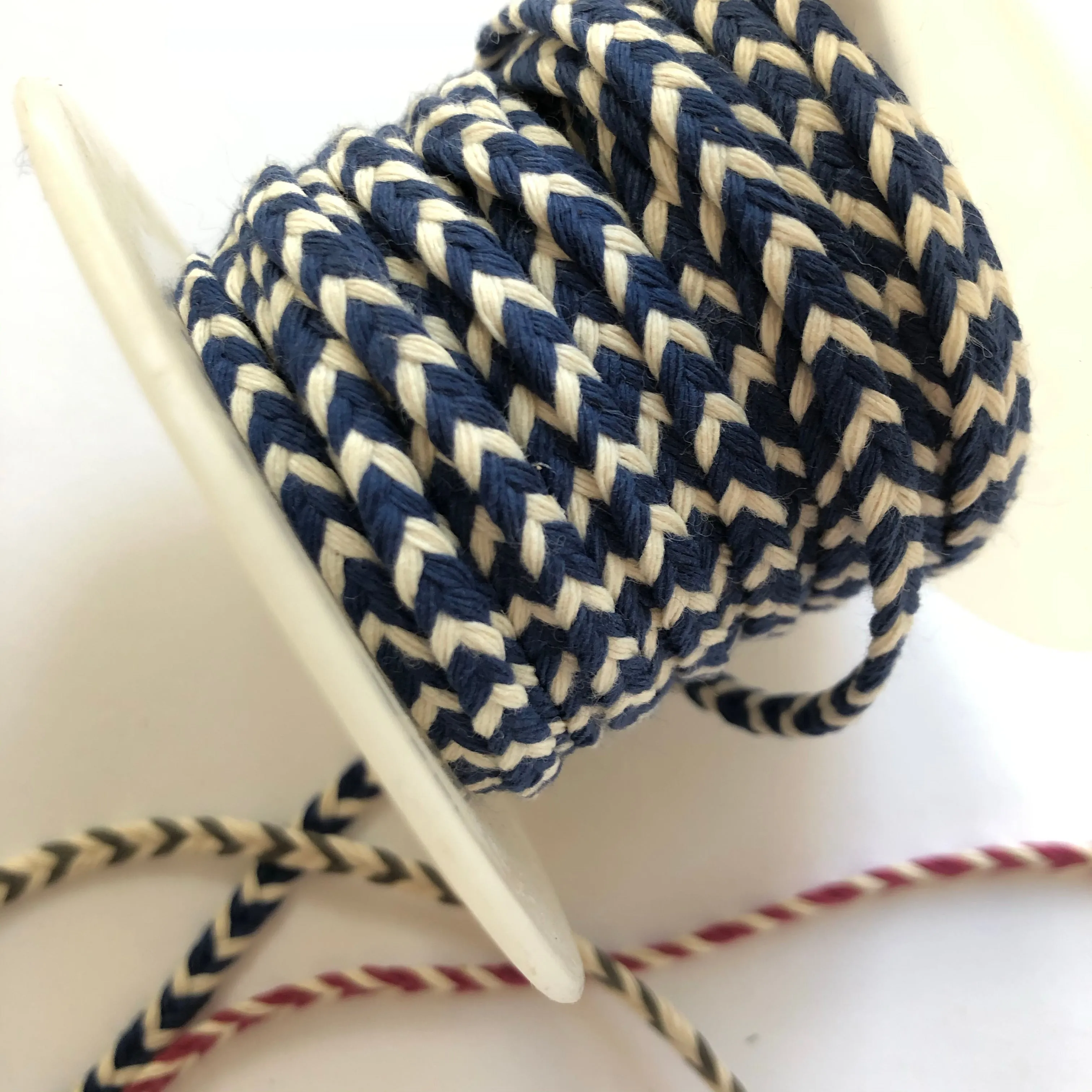 French Cotton Chevron Braid Trim