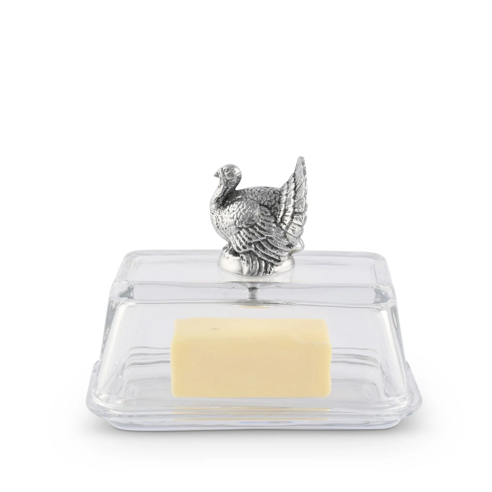 Glass Butter Dish - Turkey