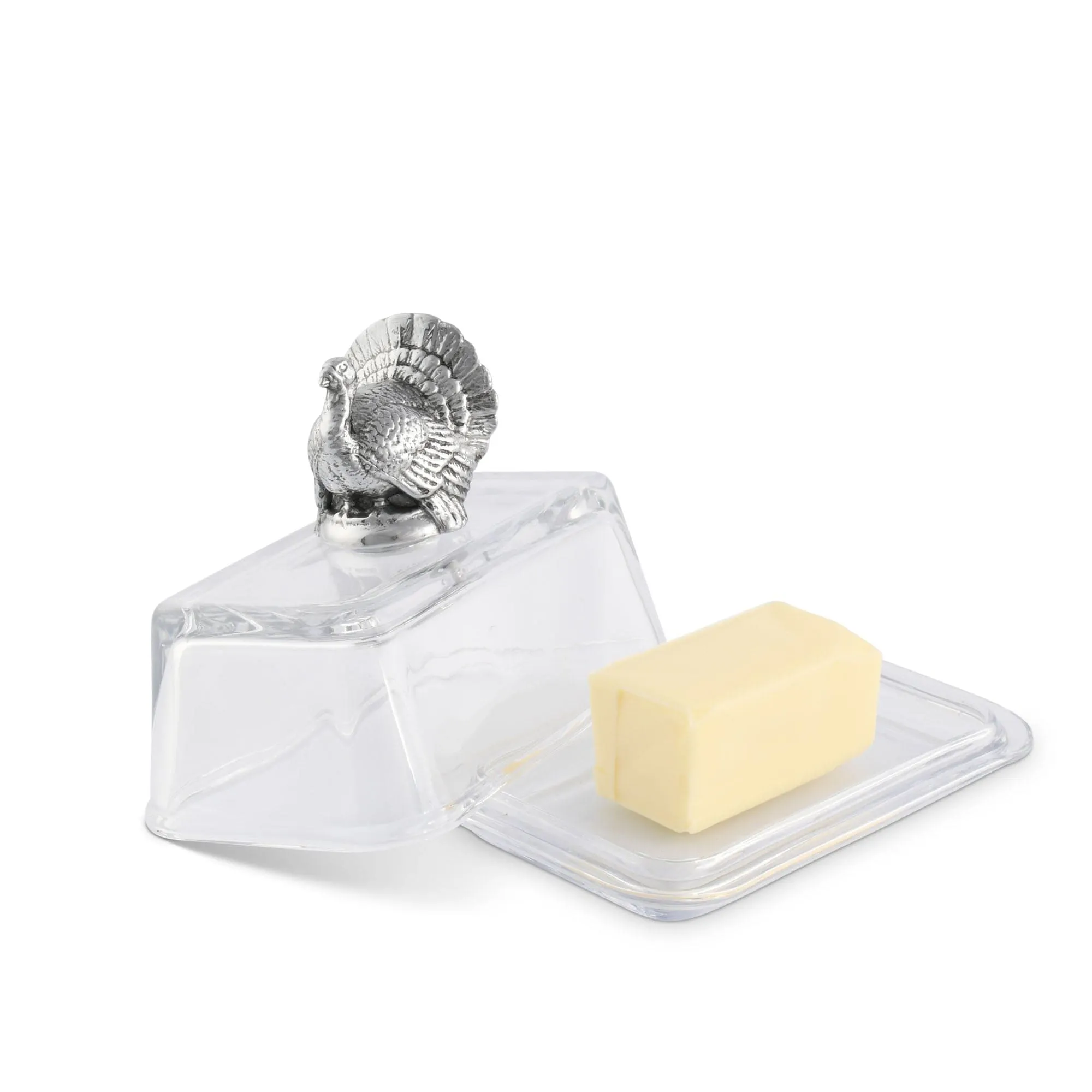 Glass Butter Dish - Turkey