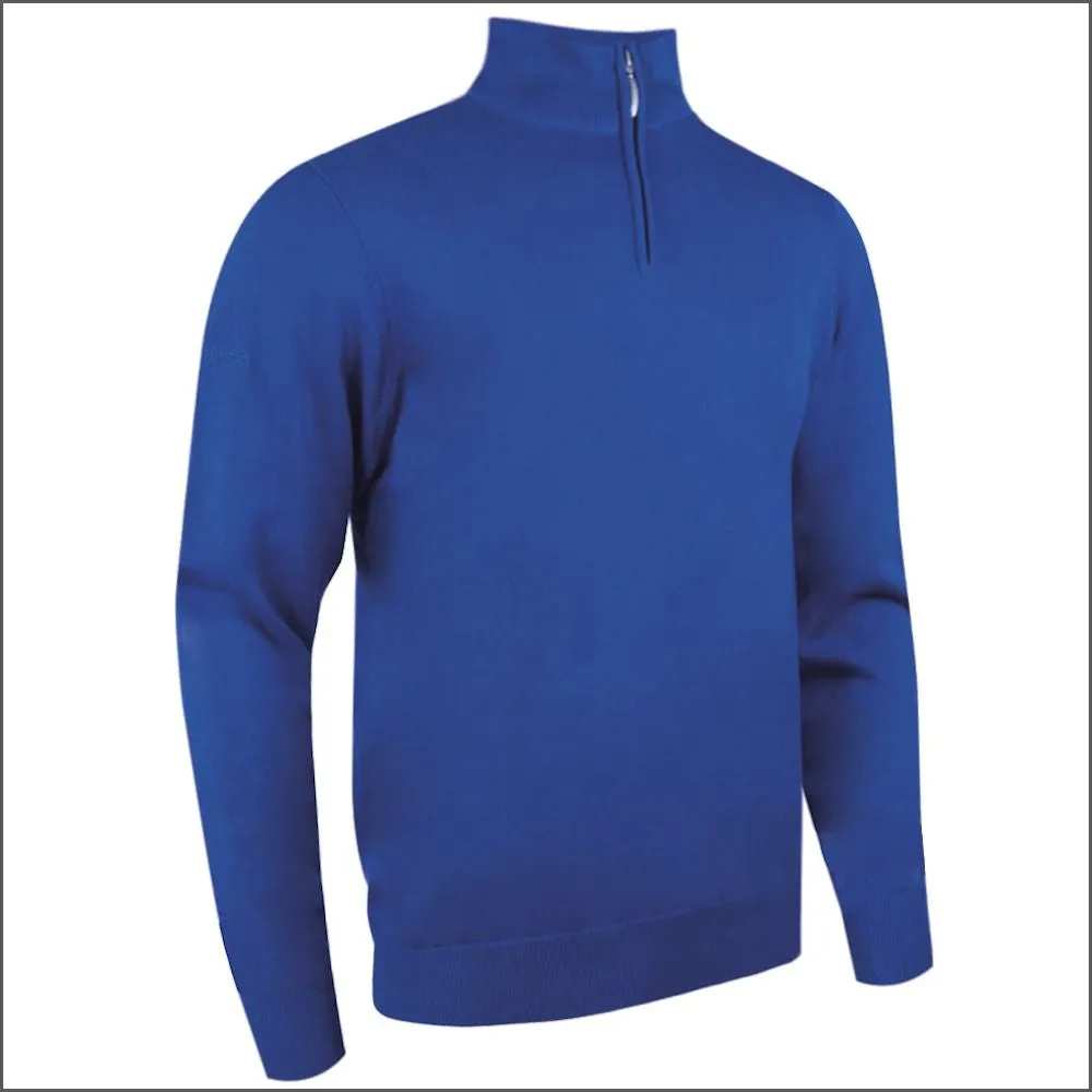 Glenmuir Devon Zip Neck  Cotton Sweater//