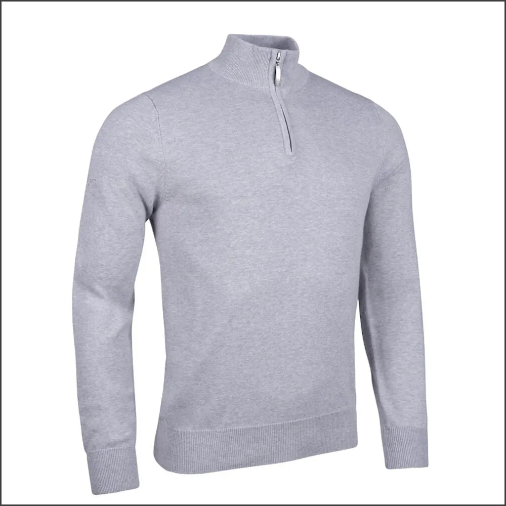 Glenmuir Devon Zip Neck  Cotton Sweater//