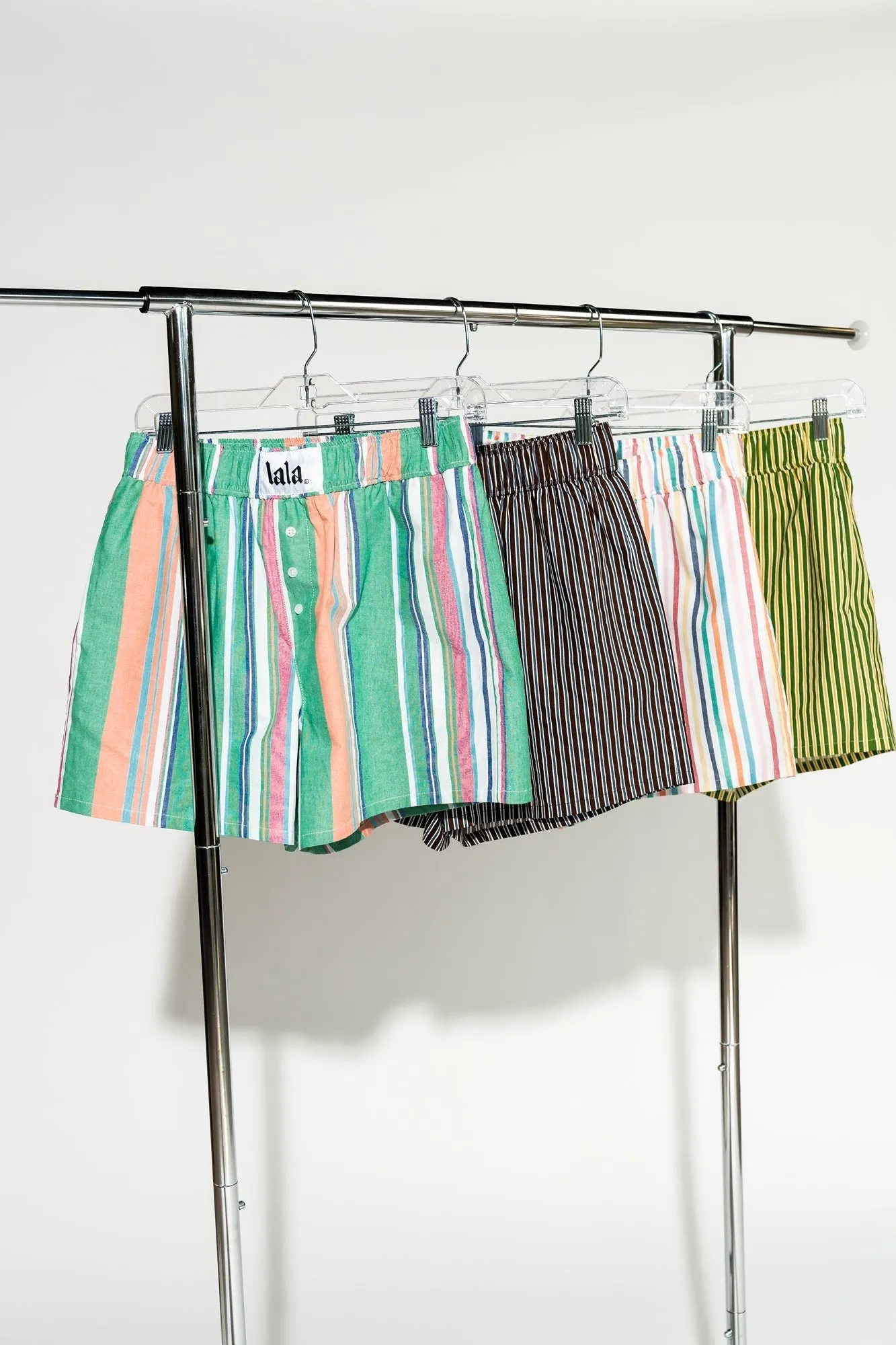 Good Fortune Boxer Shorts in Rainbow Stripe