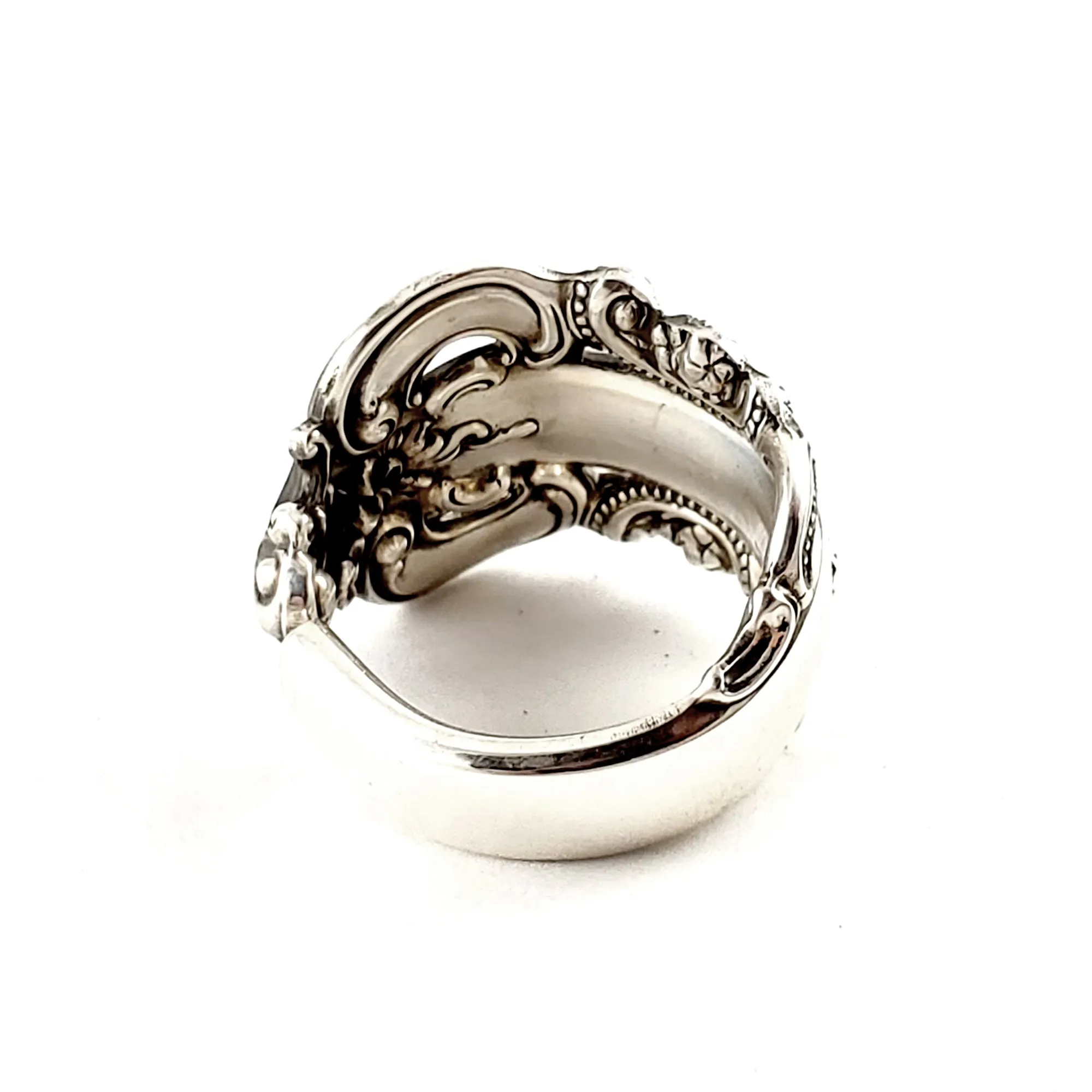 Grande Baroque Wallace Sterling Silver Spoon Ring