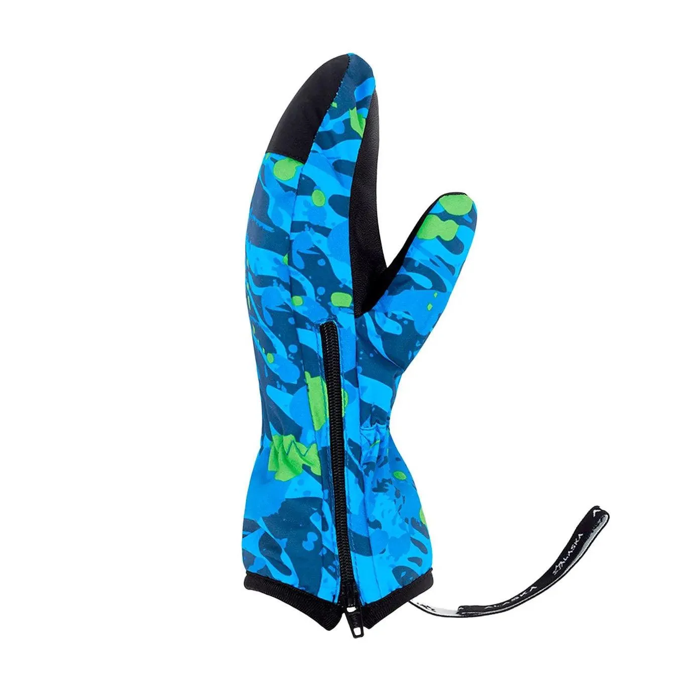 Guantes Snow Alaska Miton Crow Niño Azul Print