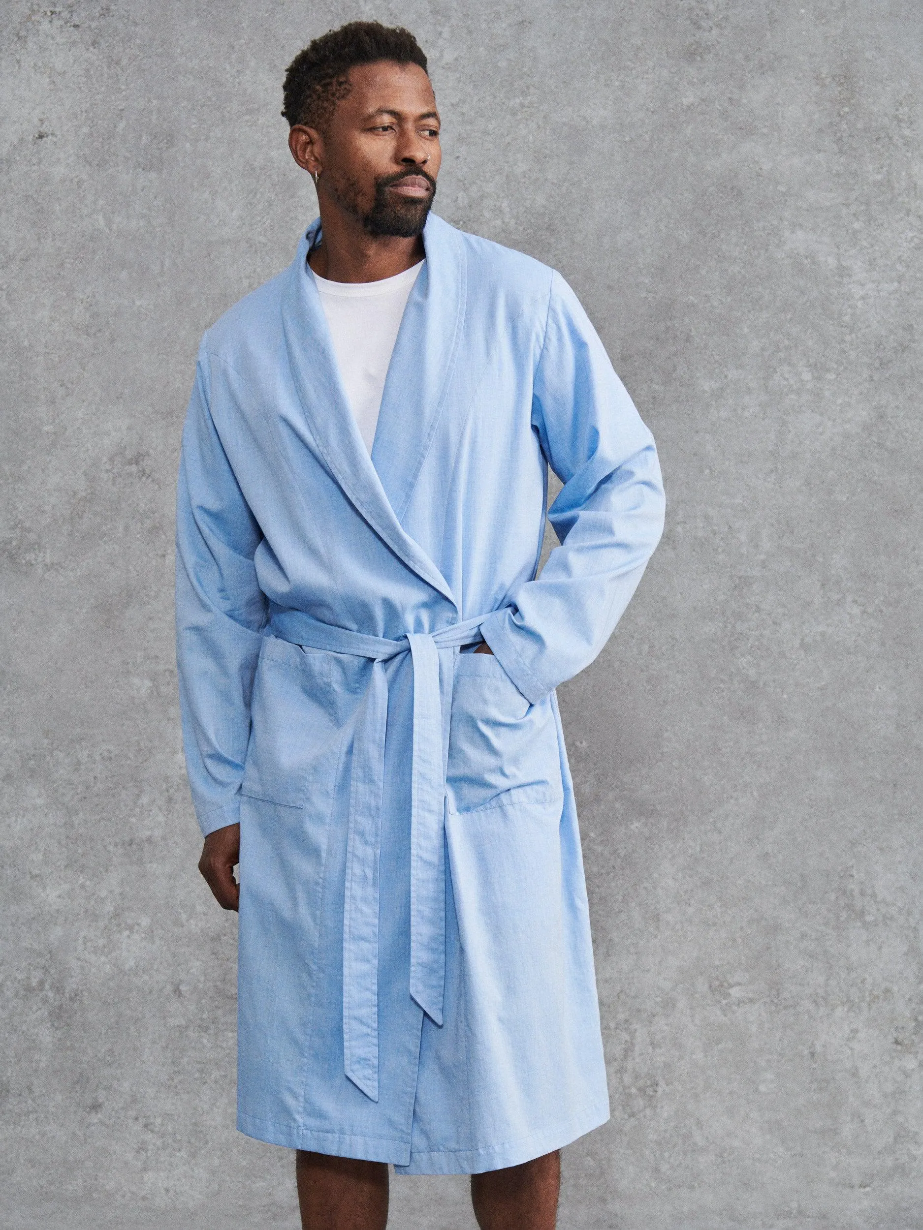 H H Cotton Cashmere Robe