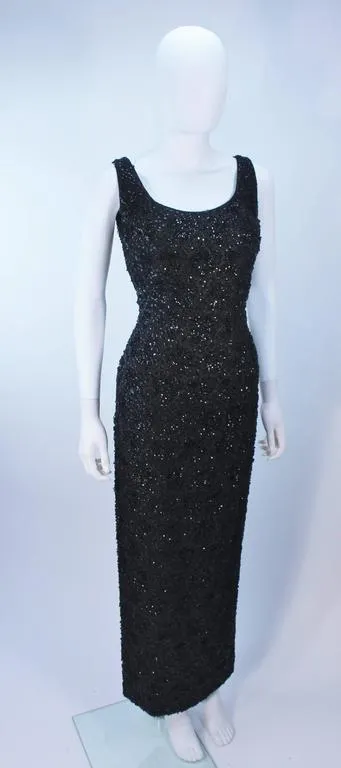 HAUTE COUTURE INTERNATIONAL Sequin Lace Gown Size 6