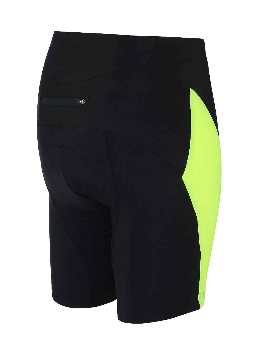 Herren Fahrradhose Kurz Pro T Schwarz Neon