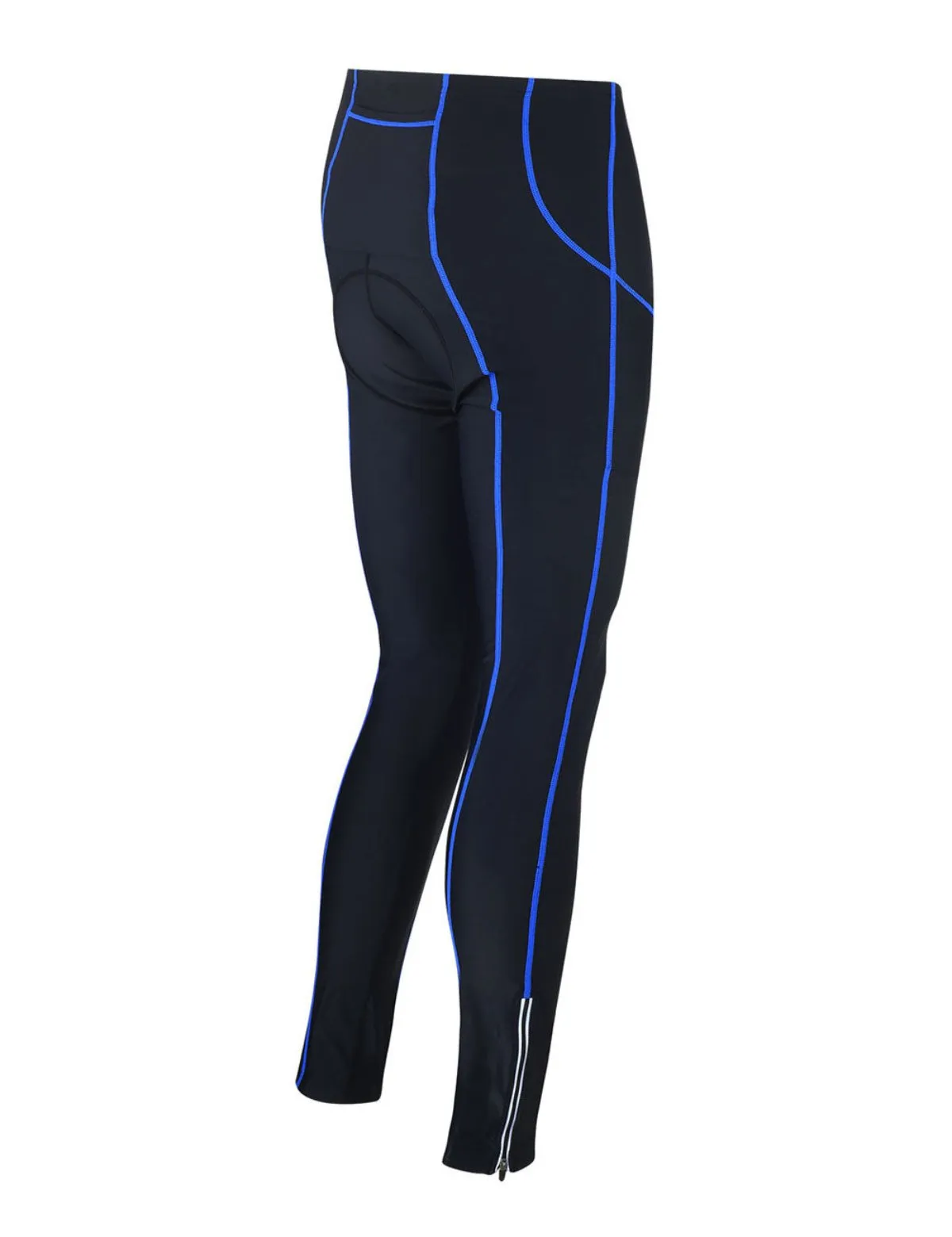 Herren Fahrradhose Lang Pro Schwarz Blau