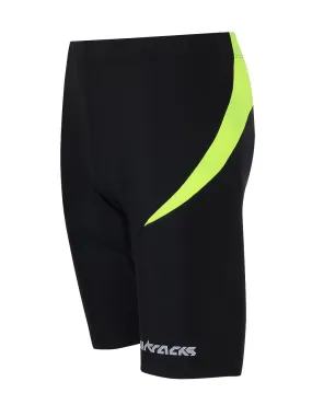 Herren Laufhose Kurz Pro Schwarz Neon