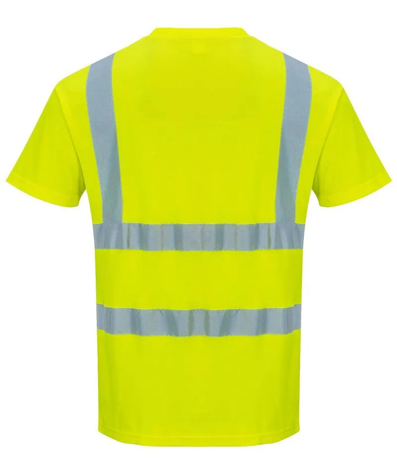 High vis t-shirt geel