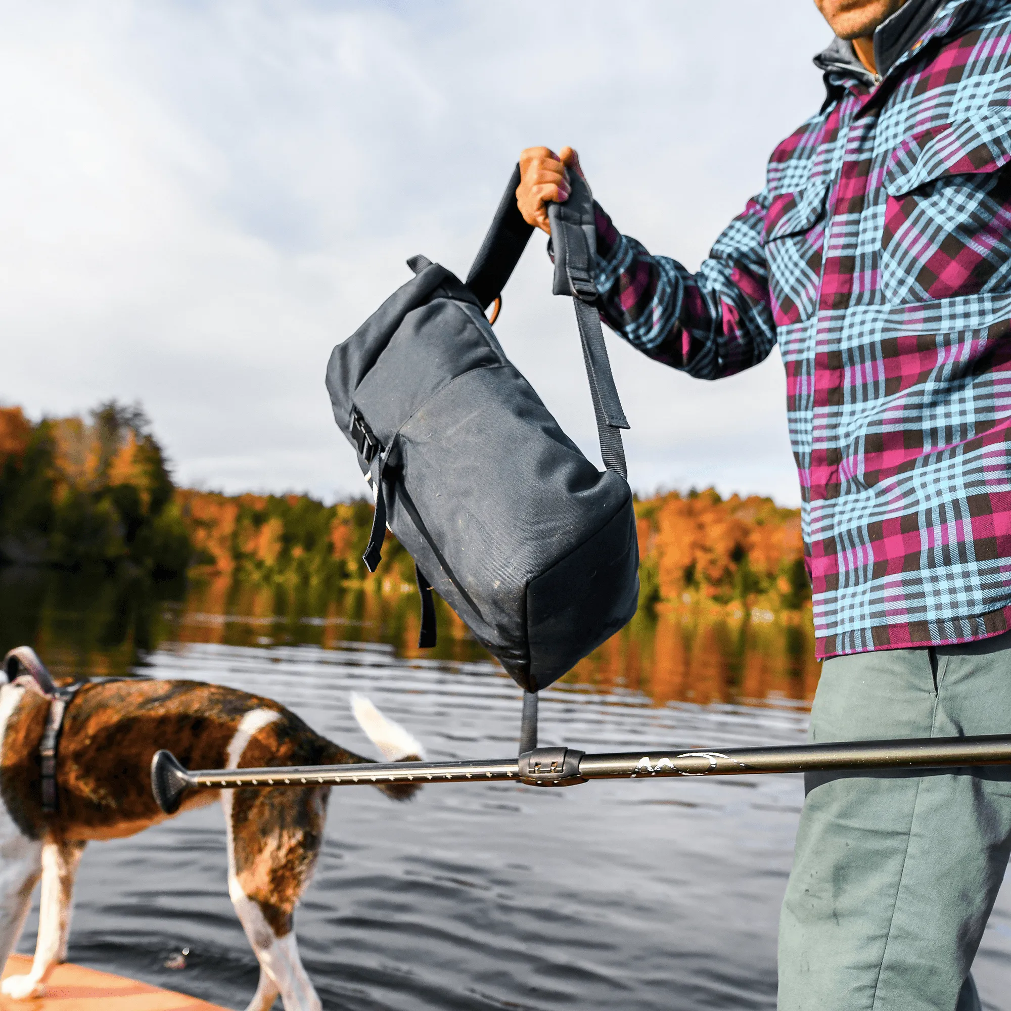 Hudson Sutler Nylon Cooler Backpack- Navy