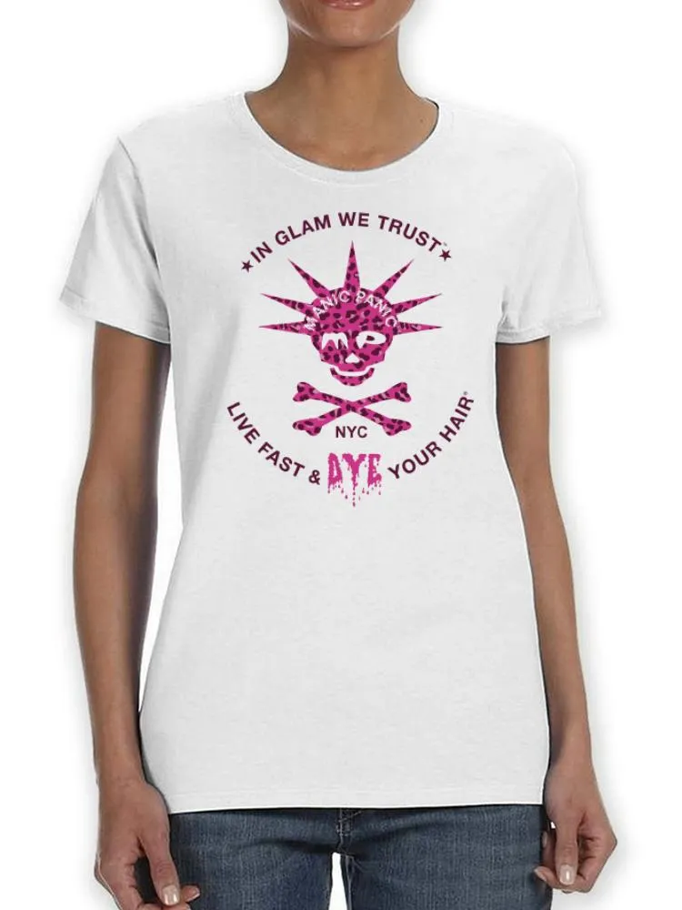 In Glam We Trust Pink Cheetah T-shirt  -Manic Panic® UNISEX