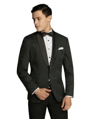 Jackson Dark Green Paisley Tuxedo