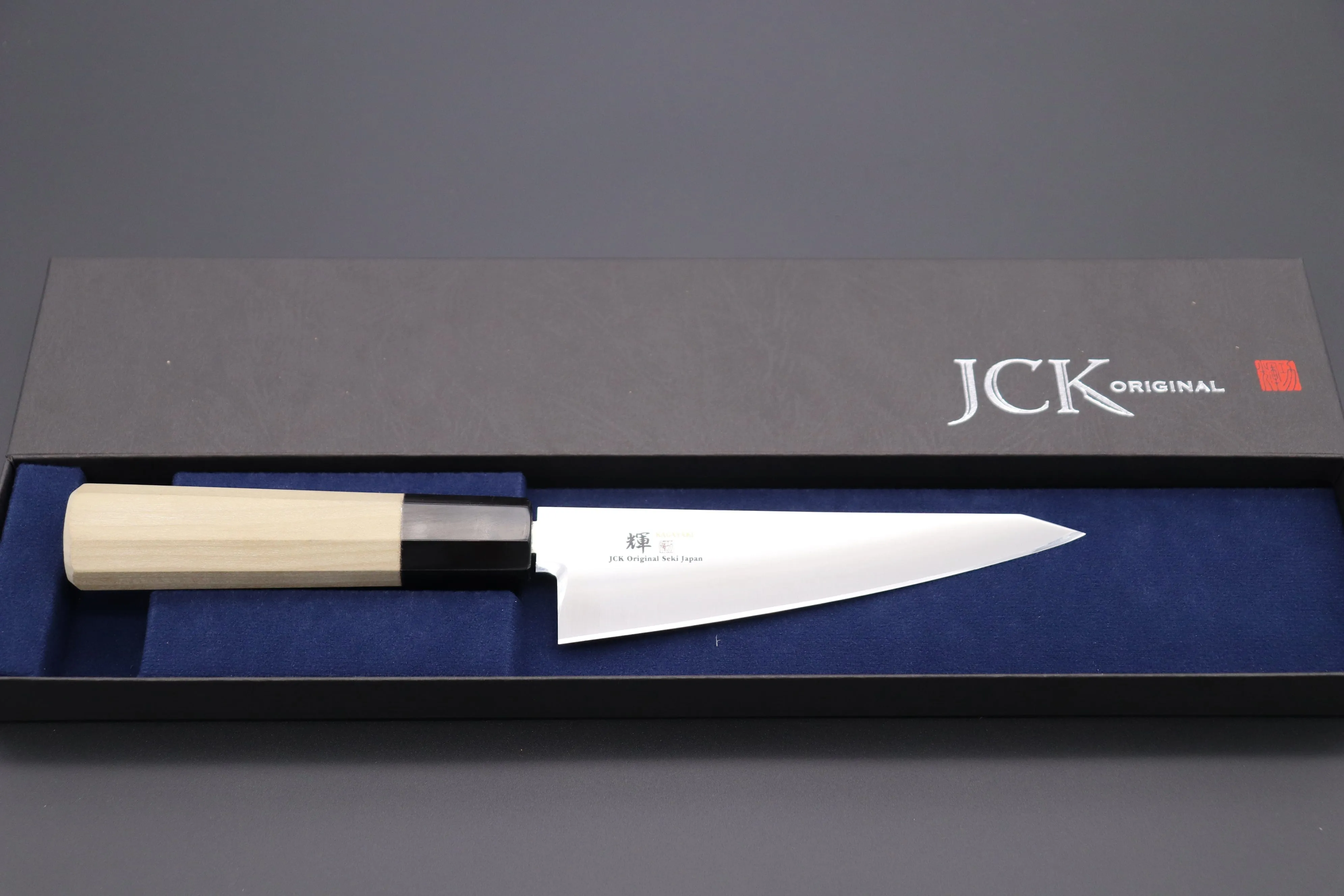 JCK Original Kagayaki Basic WA Series VG-10 KV-4W Wa Honesuki | Boning Knife