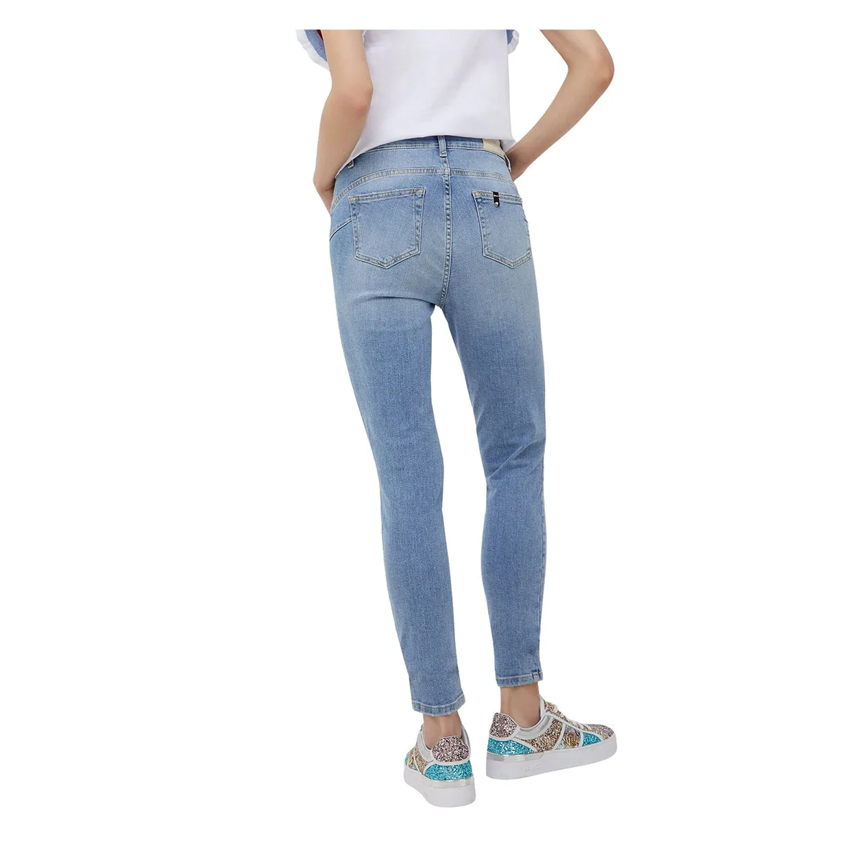 Jeans Liu-Jo Skinny Vita Alta Denim Blu