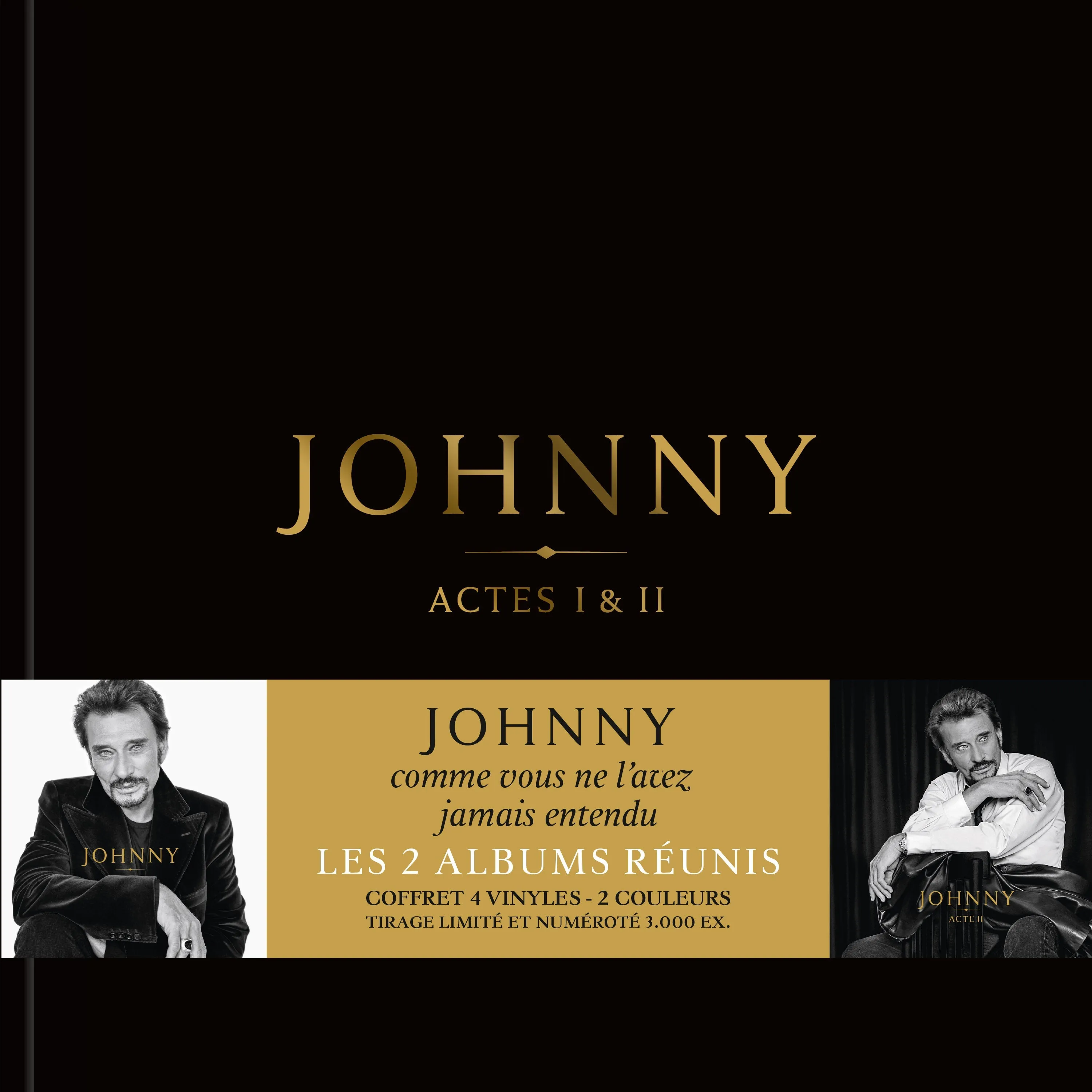 Johnny Hallyday-  Johnny Acte 1 Acte 2 - 4 LP