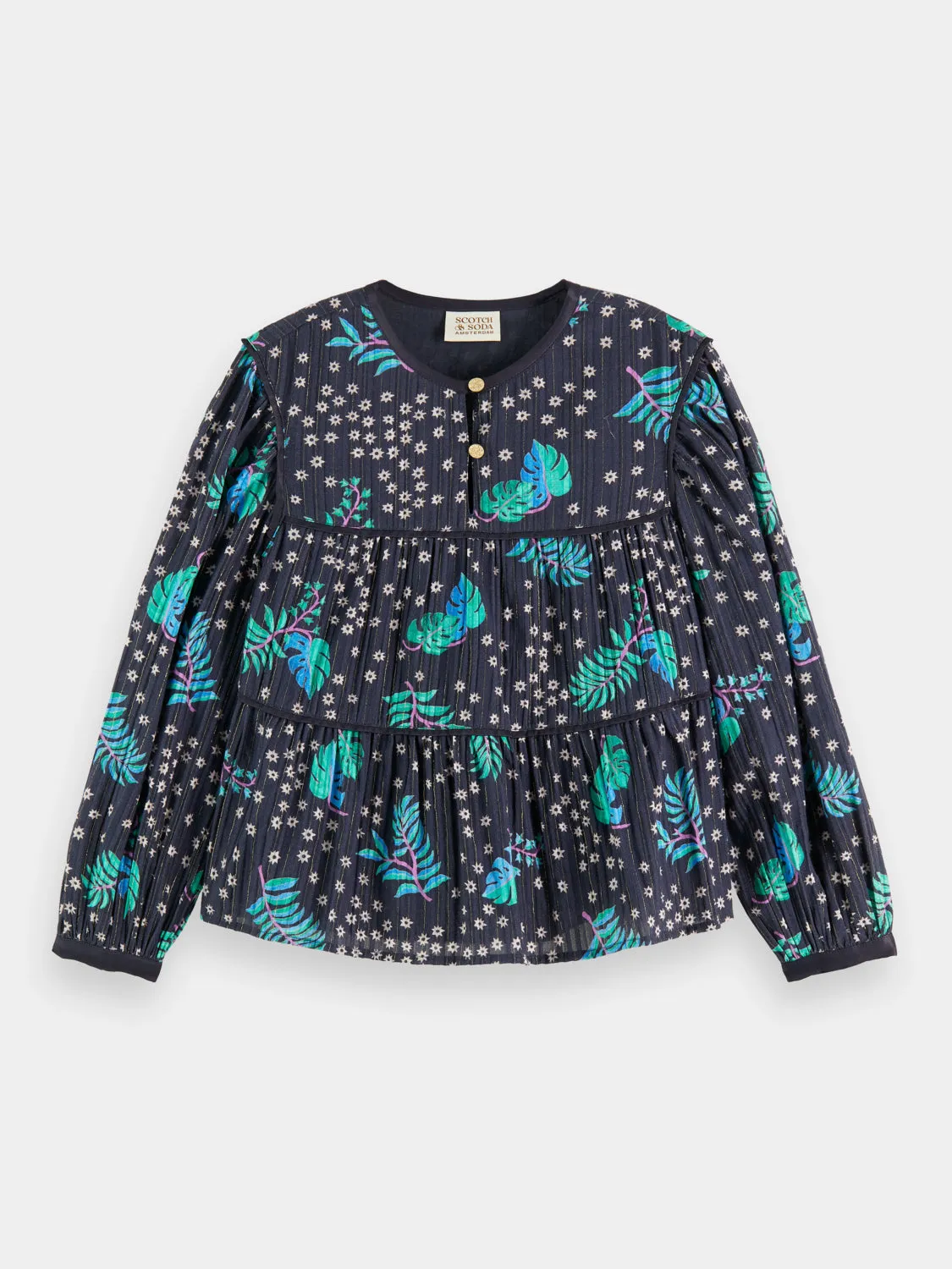 Kids - All-over printed satin binding top