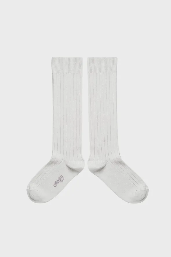 LA HAUTE - Ribbed Knee - high Socks