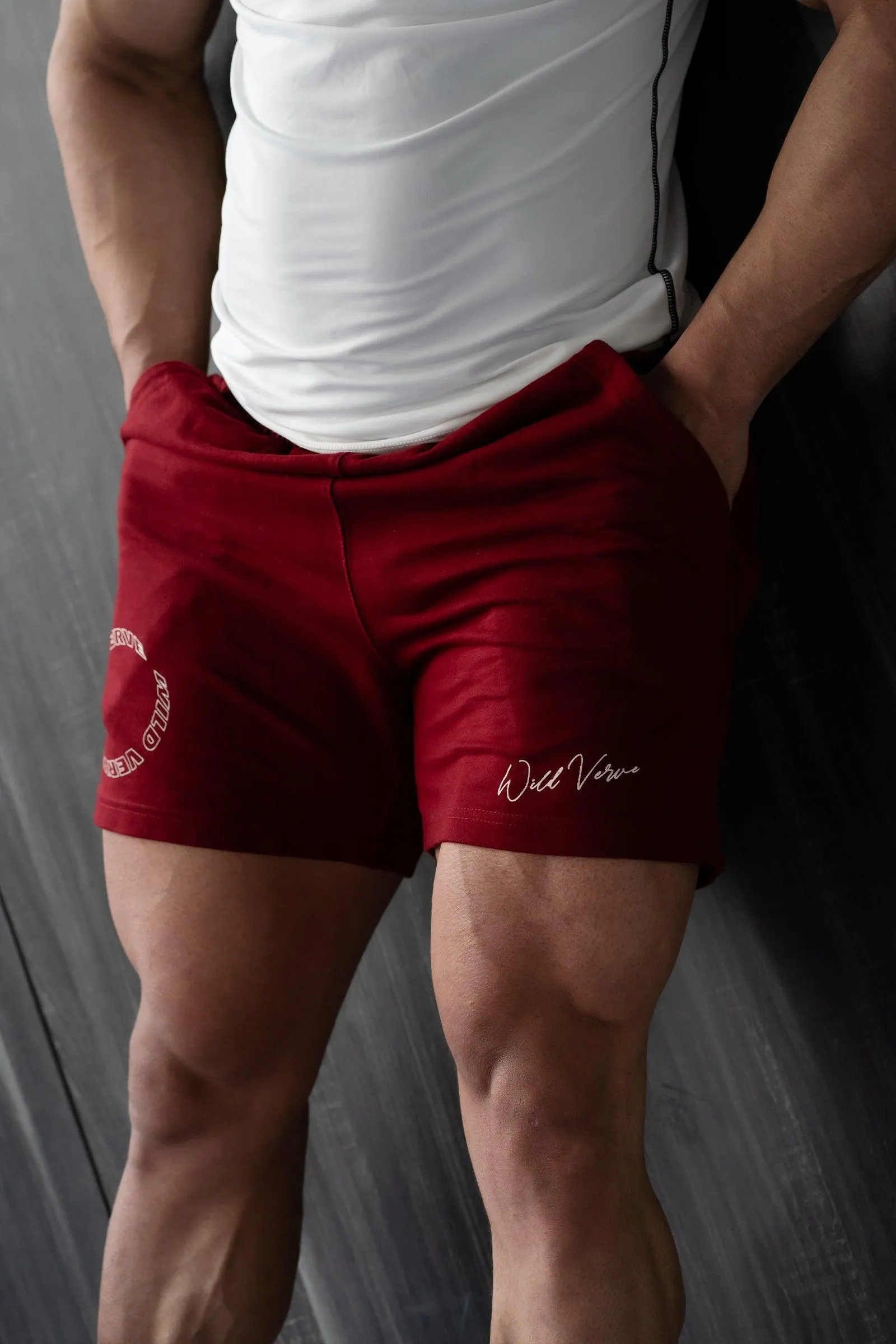 LEGACY WILD VERVE FLEX SHORTS: SIGNATURE EDITION (MEHROON)