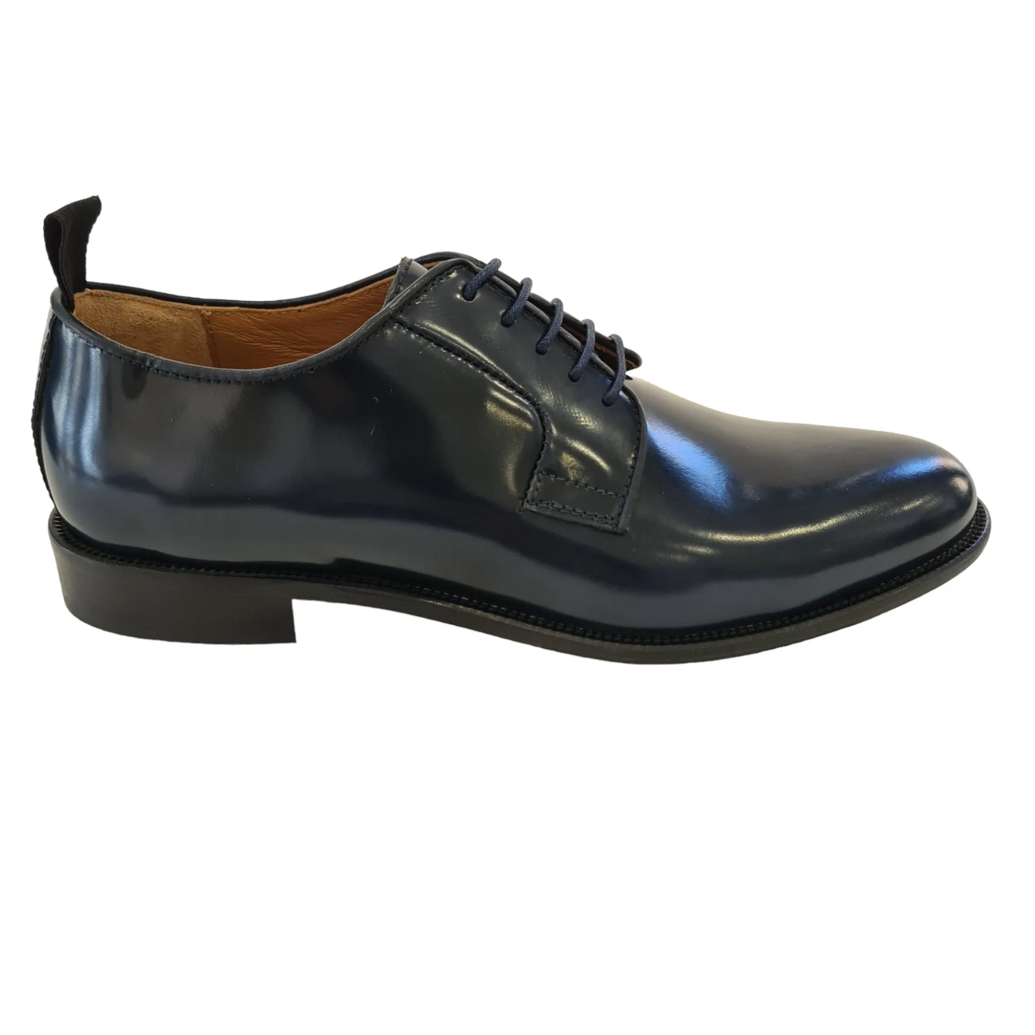 Les Poemes Uomo Scarpa Elegante Blu Rif.67