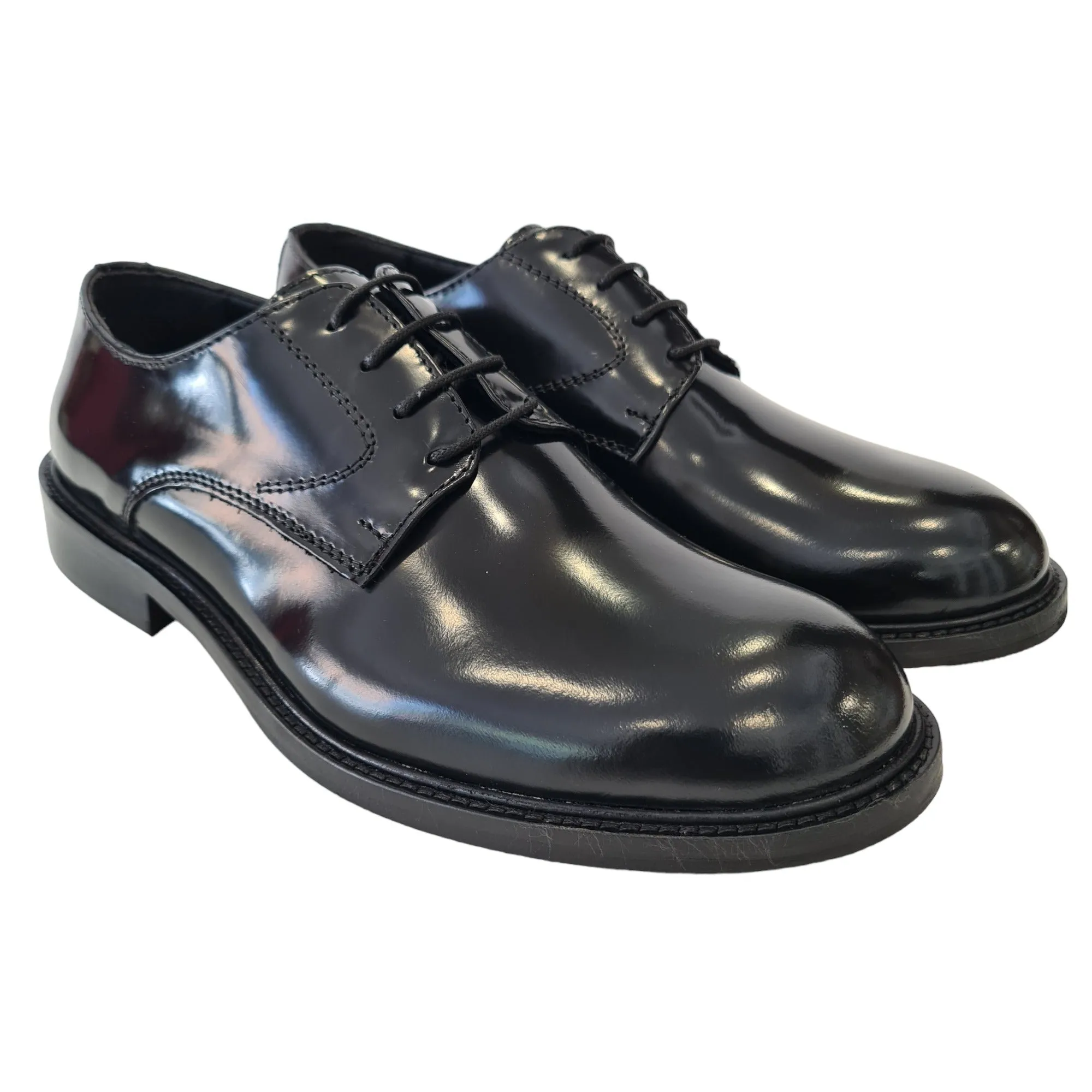 Les Poemes Uomo Scarpa Elegante Nero Rif.78