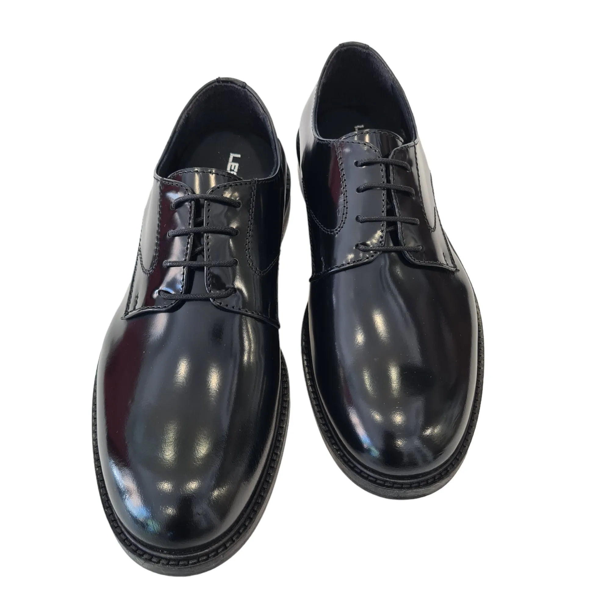 Les Poemes Uomo Scarpa Elegante Nero Rif.78