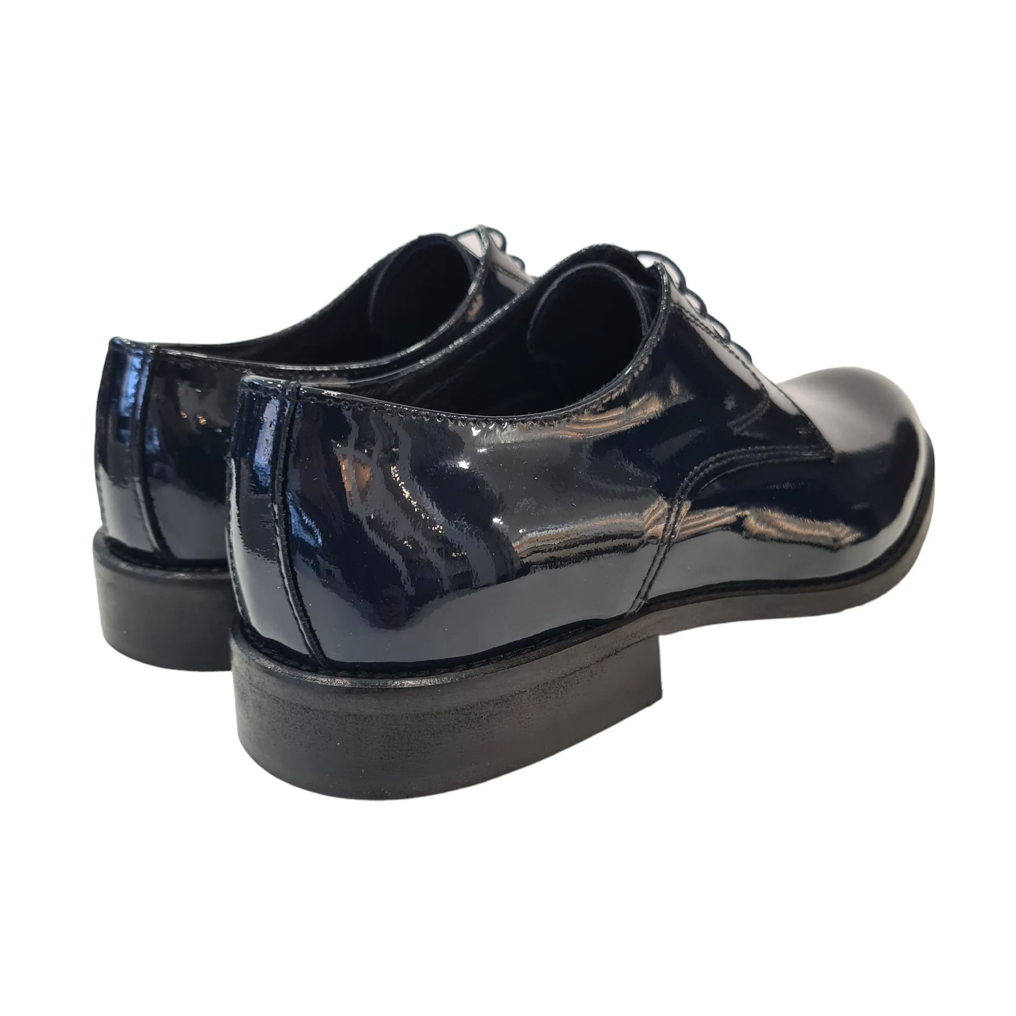 Les Poèmes Uomo scarpa elegante Naplak Blu Rif.94