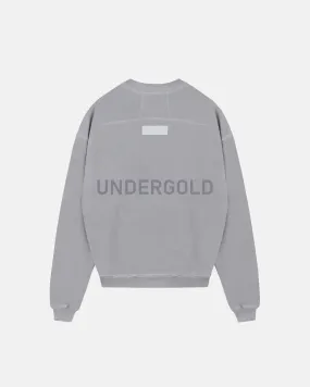 Line Logo Crewneck Washed Gray