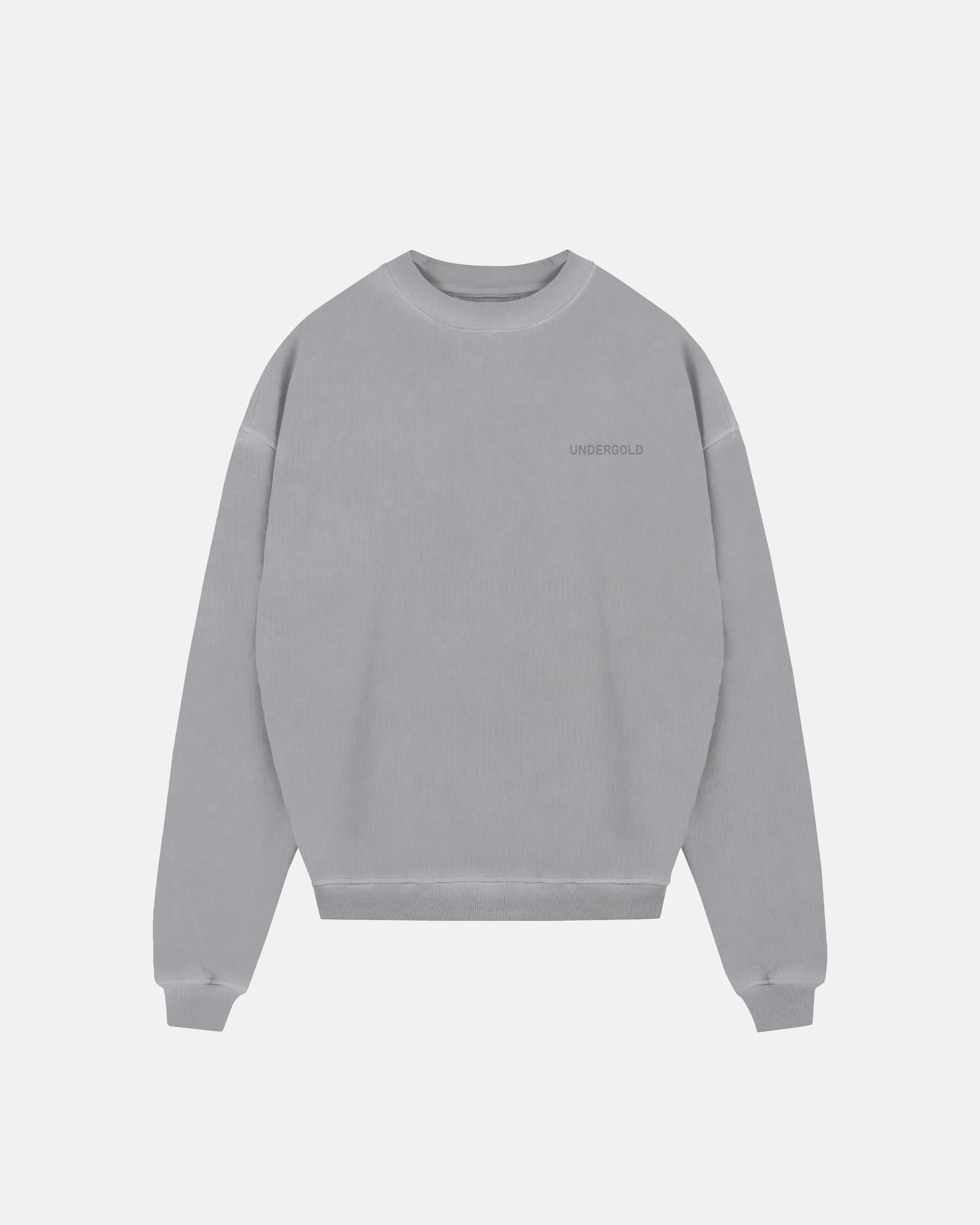 Line Logo Crewneck Washed Gray