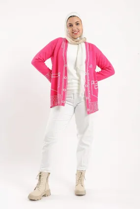 Long Sleeves Knitted Cardigan