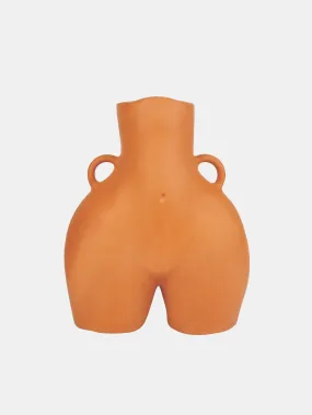 LOVE HANDLES VASE ORANGE