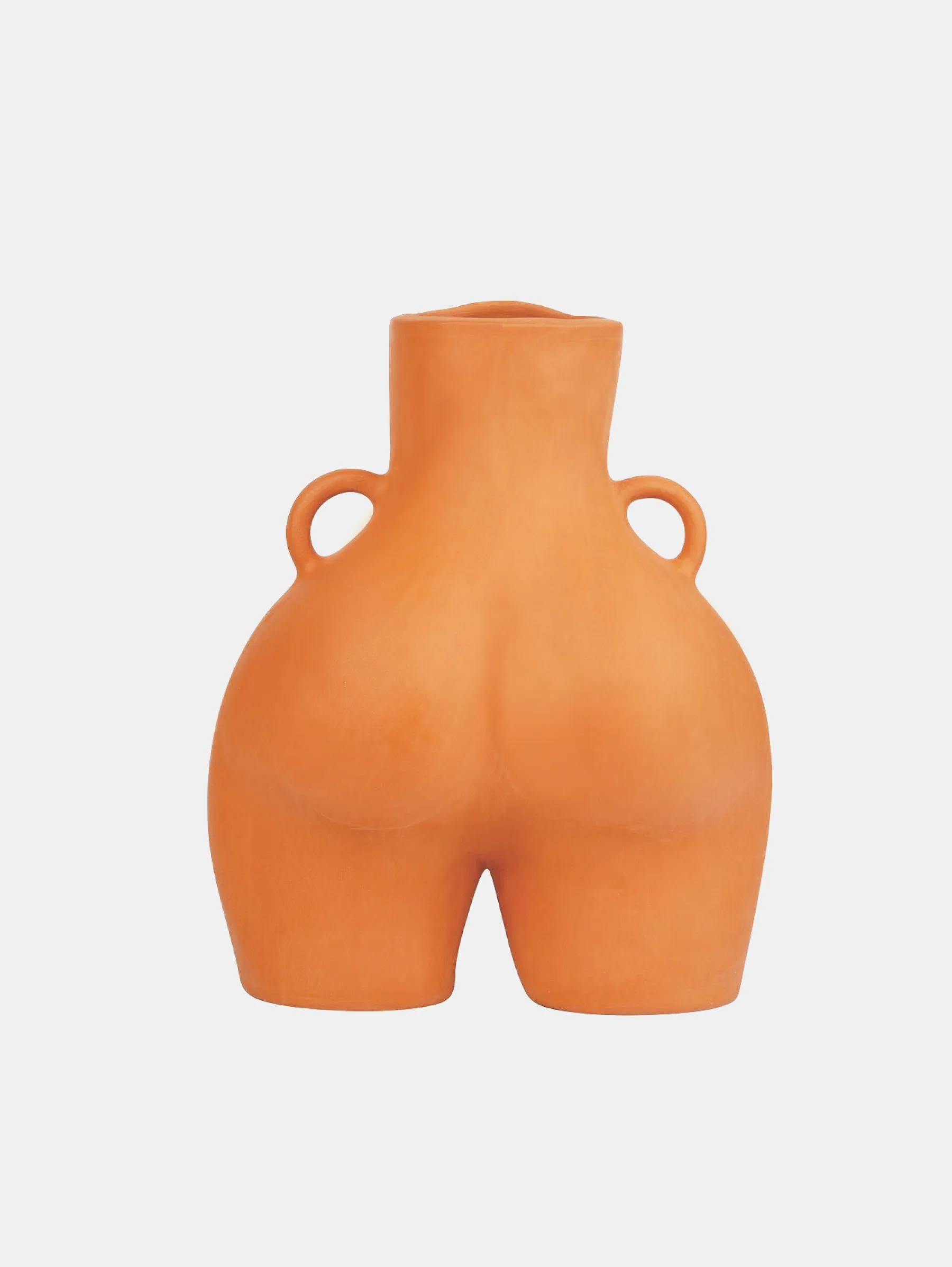 LOVE HANDLES VASE ORANGE