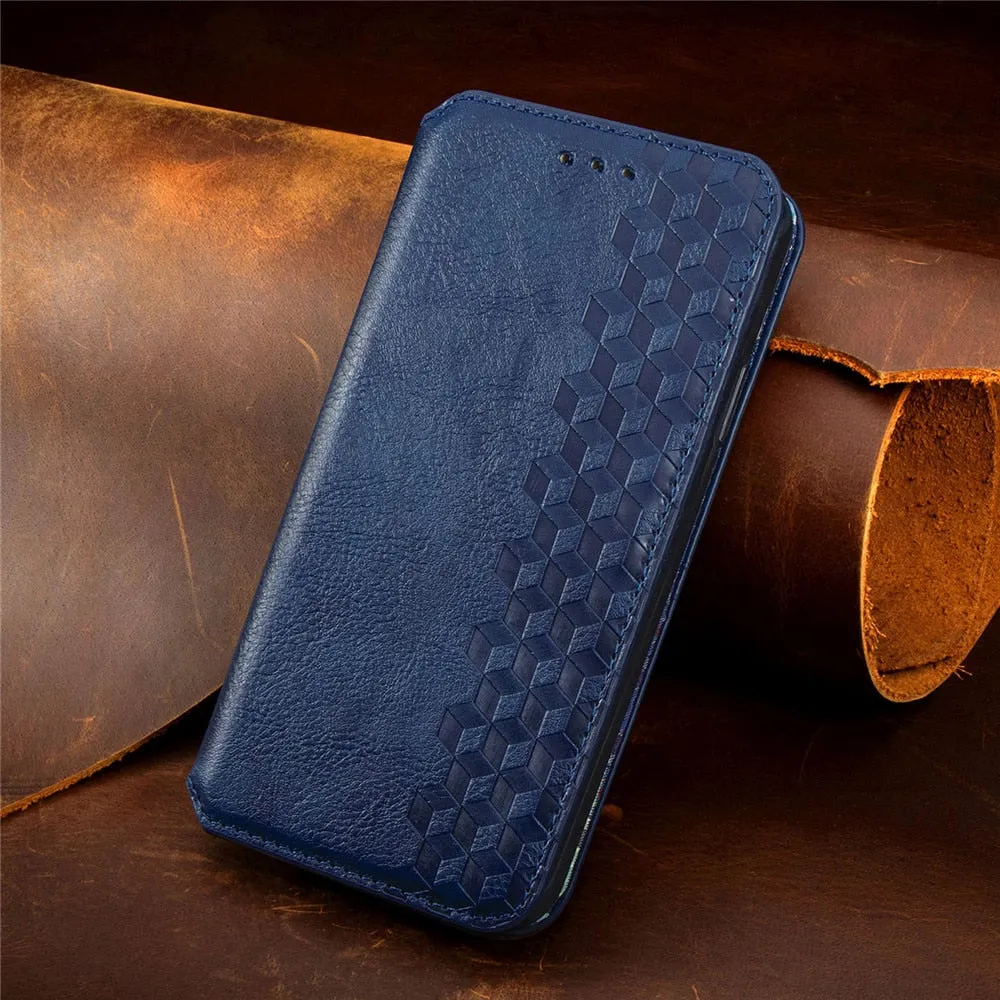 Luxury Leather Flip/Wallet Style Case For iPhone