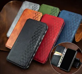 Luxury Leather Flip/Wallet Style Case For iPhone