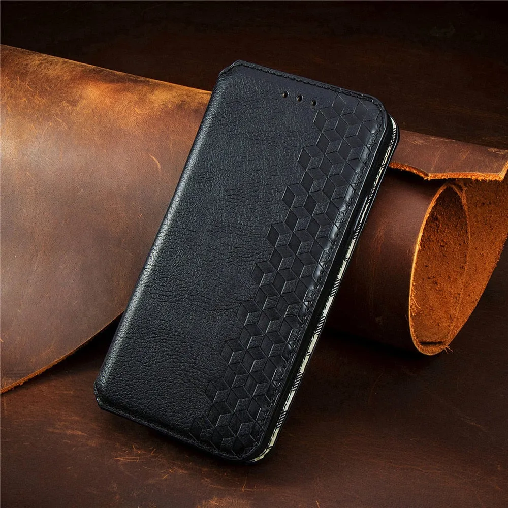 Luxury Leather Flip/Wallet Style Case For iPhone