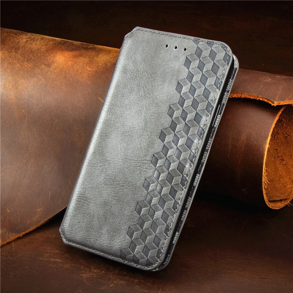 Luxury Leather Flip/Wallet Style Case For iPhone