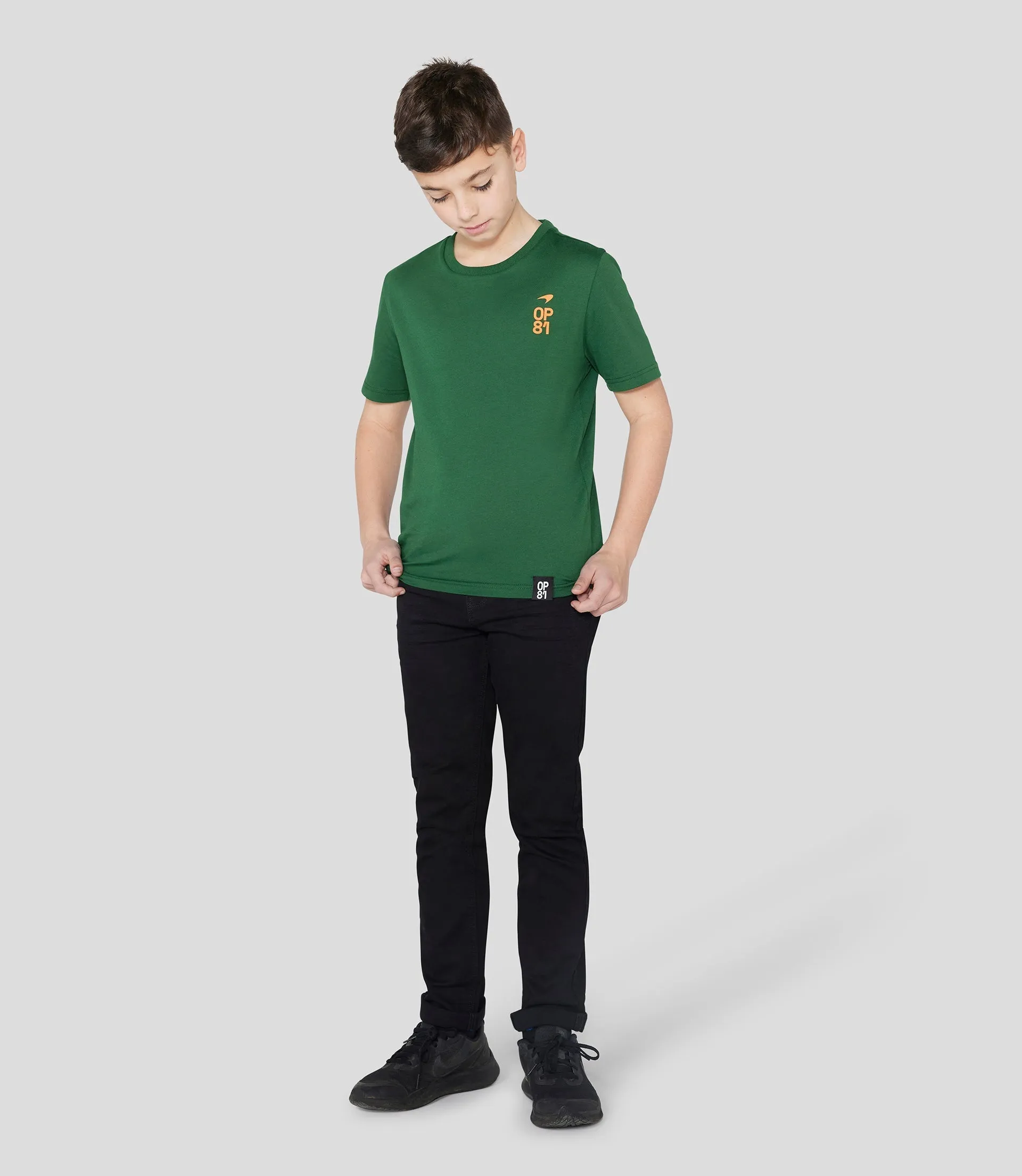 MCLAREN JUNIOR OSCAR PIASTRI AUSTRALIË T-SHIRT - GROEN