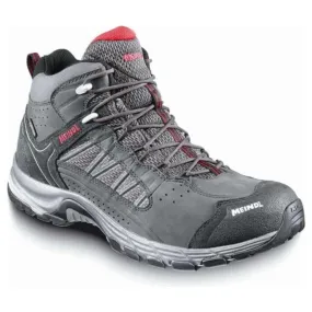 Meindl Journey Mid GTX Mens Wide Fit Walking Boots - Anthracite/Red