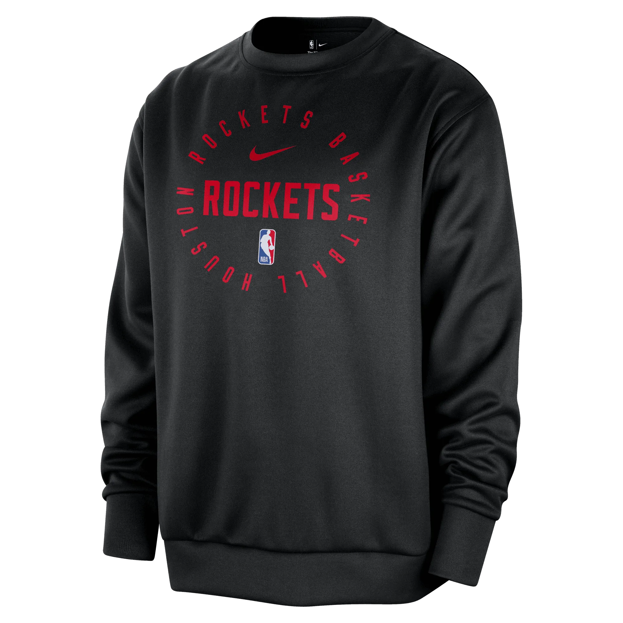 Men's Houston Rockets Nike 2024-25 Spotlight Crewneck Sweatshirt