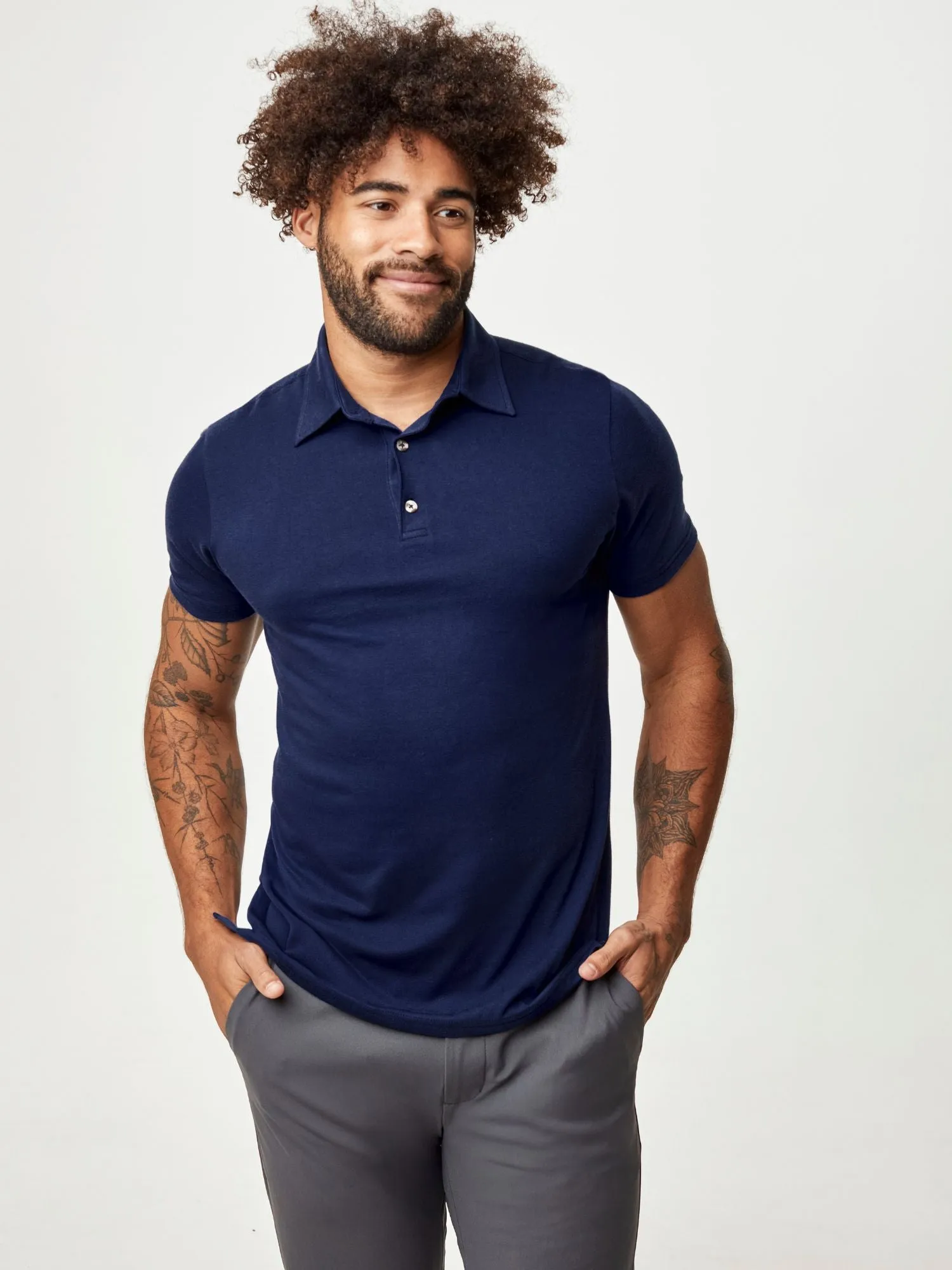 Midnight Blue Torrey Polo