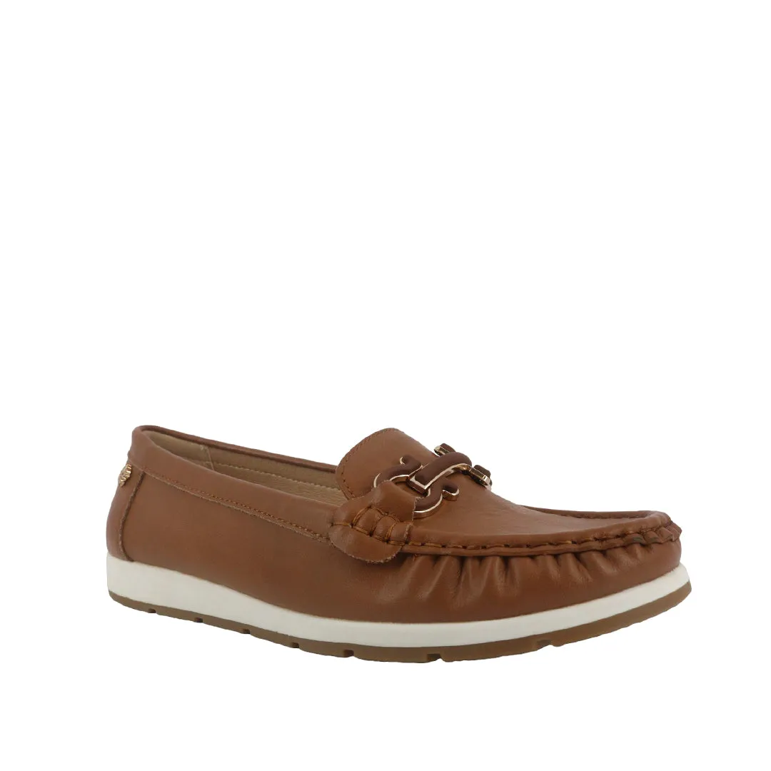 Mocasines Mirabell 2 tan para mujer