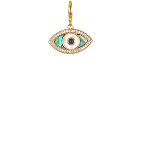 Moonlight Evil Eye Clip-On Charm