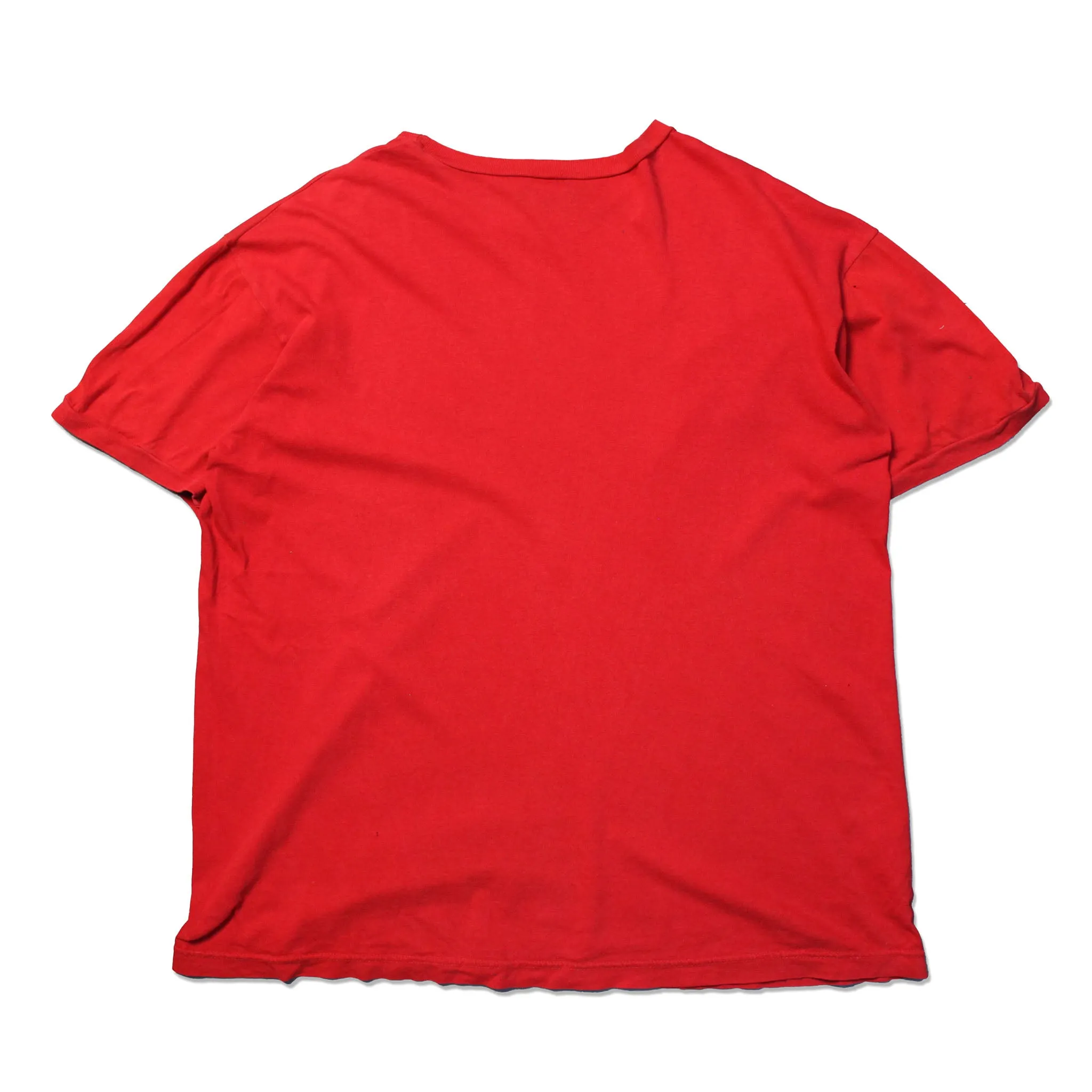 Moschino Christmas Tree Red T-Shirt circa 1990's