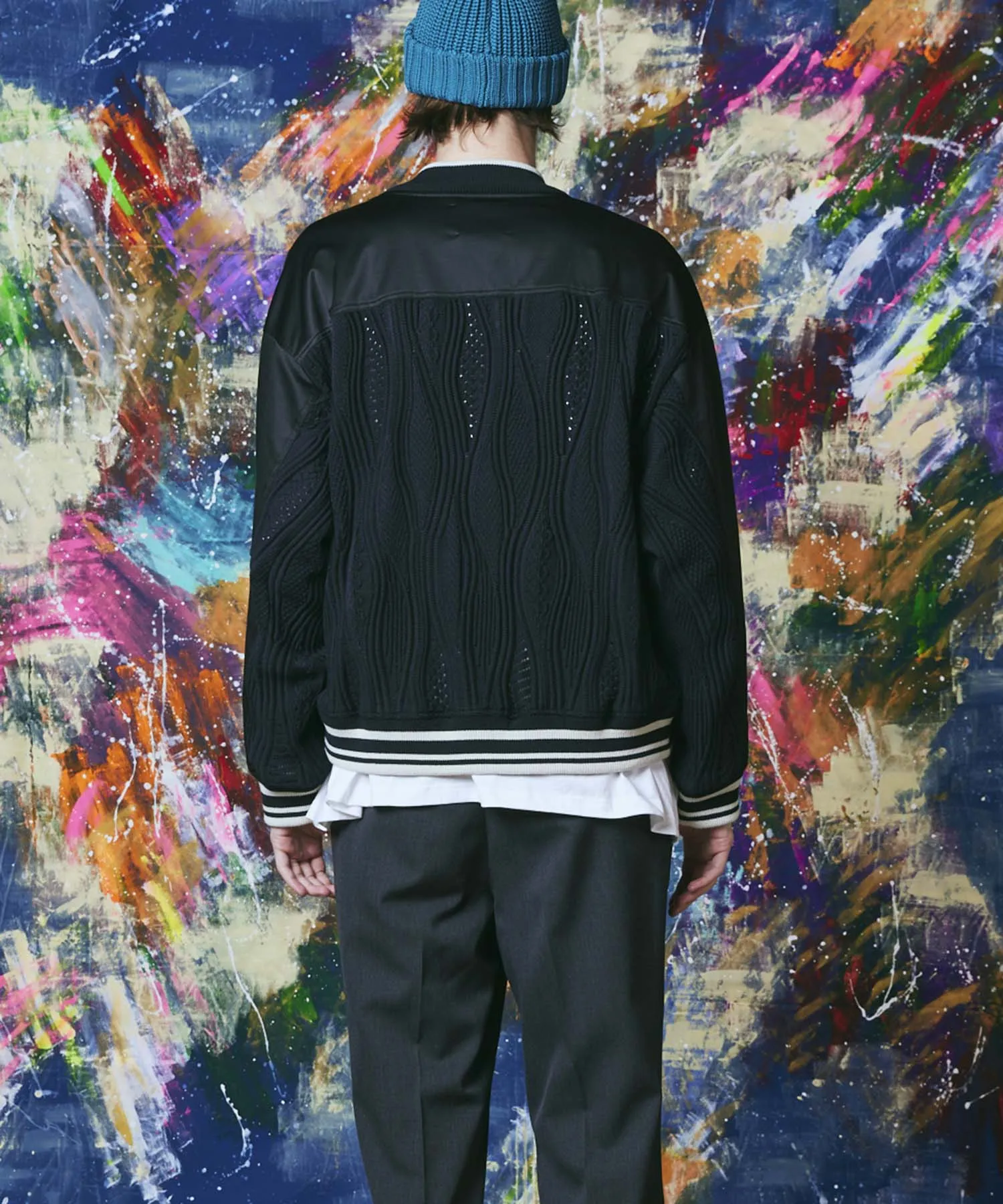 Multi Combination Prime-Over Souvenir Jacket